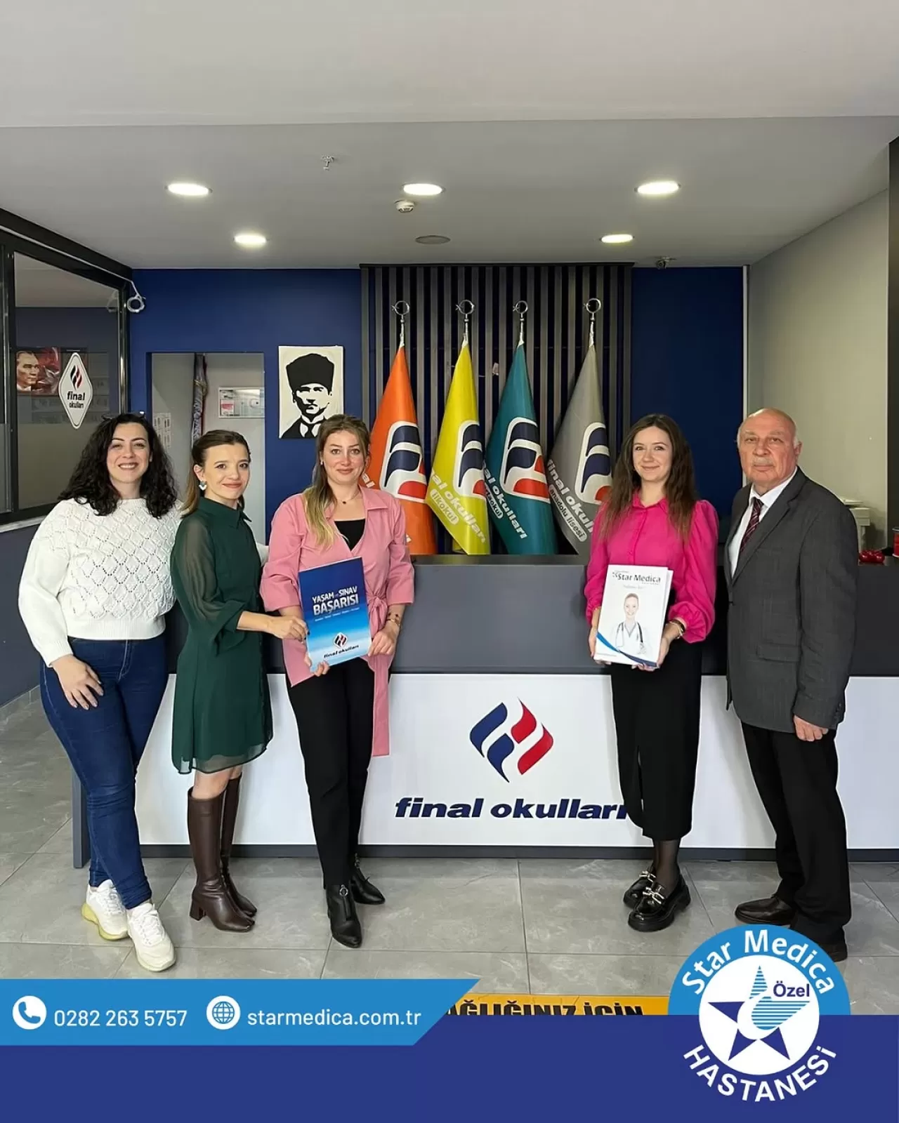 Tekirdağ'da Eğitim ve Sağlık Sektörü İş Birliği: Final Okulları ile Star Medica Hastanesi'nden Anlamlı Protokol