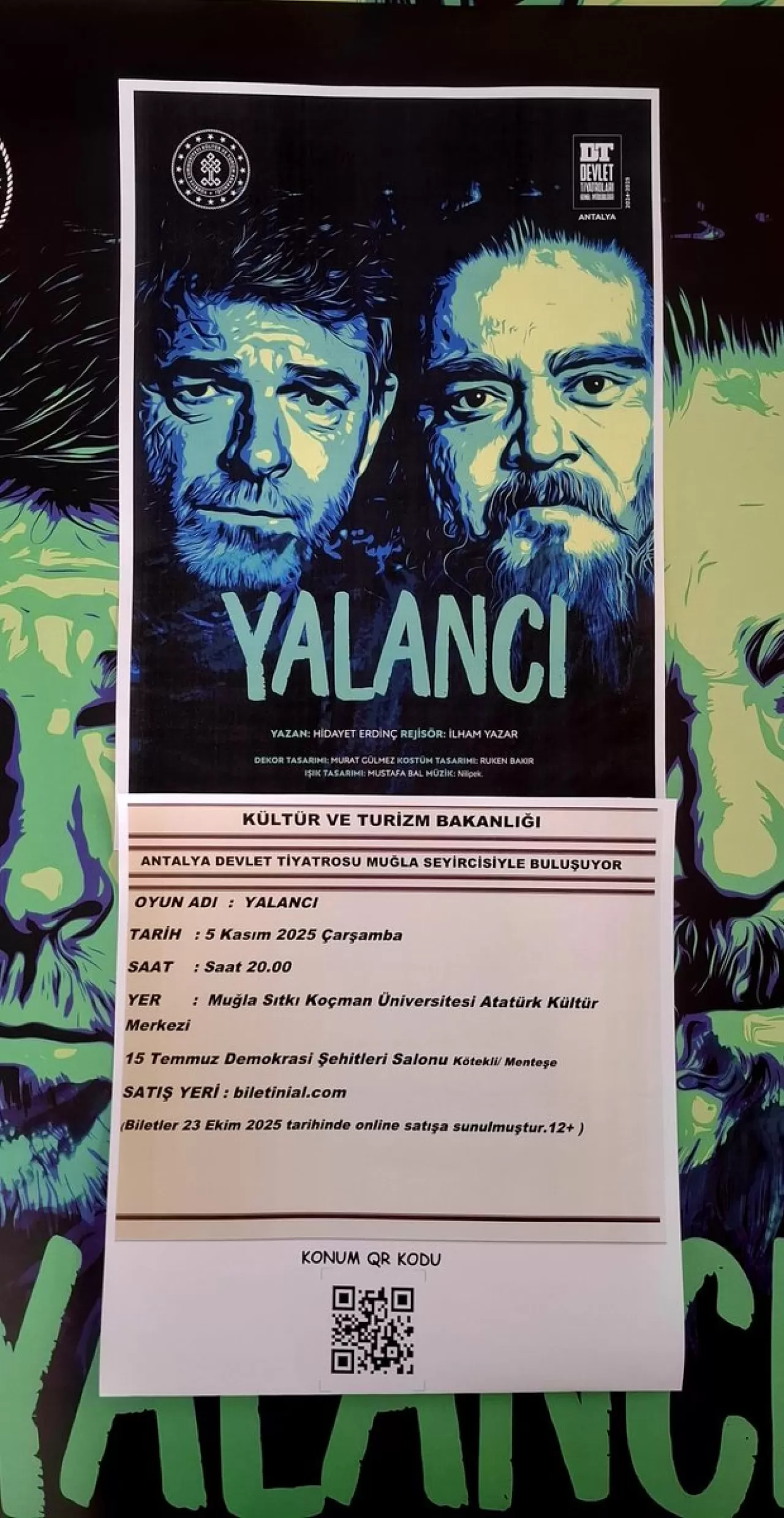 Muğla'da Sahte Devlet Tiyatrosu Oyunu Duyurusu Yapıldı