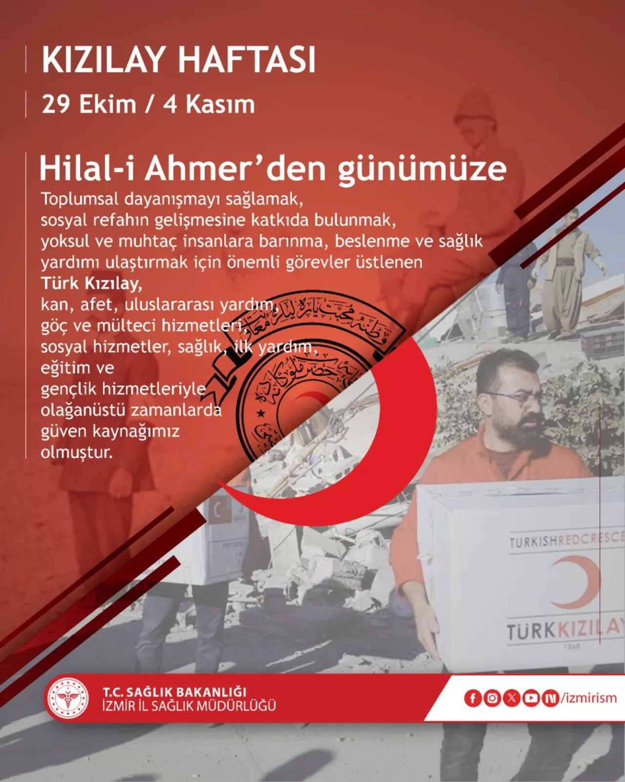 İzmir'de Kan Bağışının Önemi ve Kızılay Haftası Vurgulandı