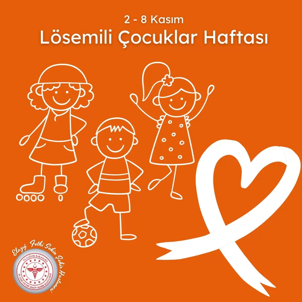 Elazığ Fethi Sekin Şehir Hastanesi'nde Lösemili Çocuklar Haftası'na Özel Etkinlik