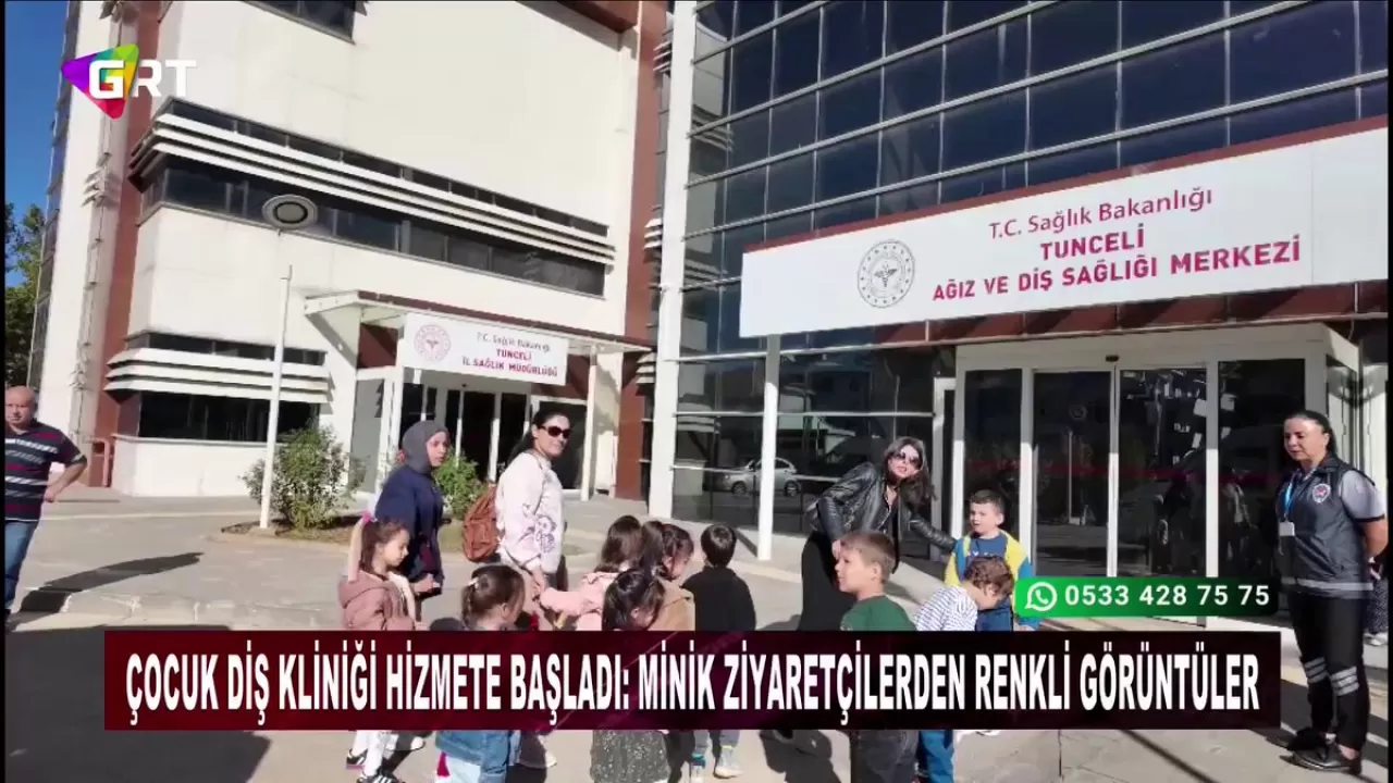 Tunceli'de Çocuk Diş Kliniği Açıldı | Miniklerin Renkli Ziyareti