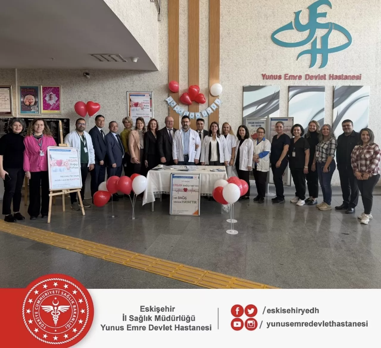 Eskişehir'de Organ Bağışı Haftası'nda Farkındalık Standı Açıldı