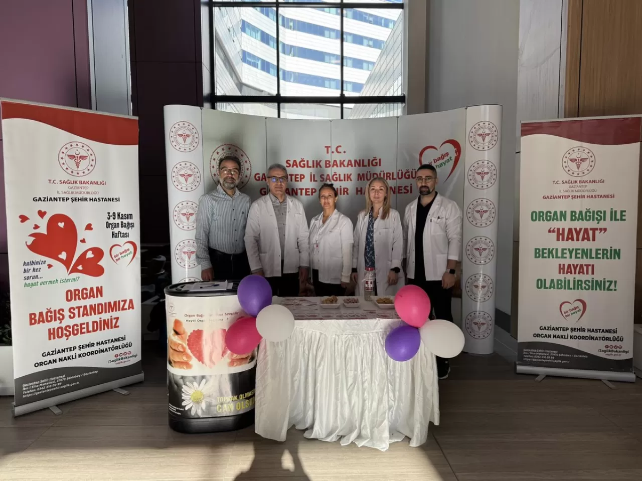 Gaziantep'te Organ Bağışı Farkındalık Etkinliği Düzenlendi