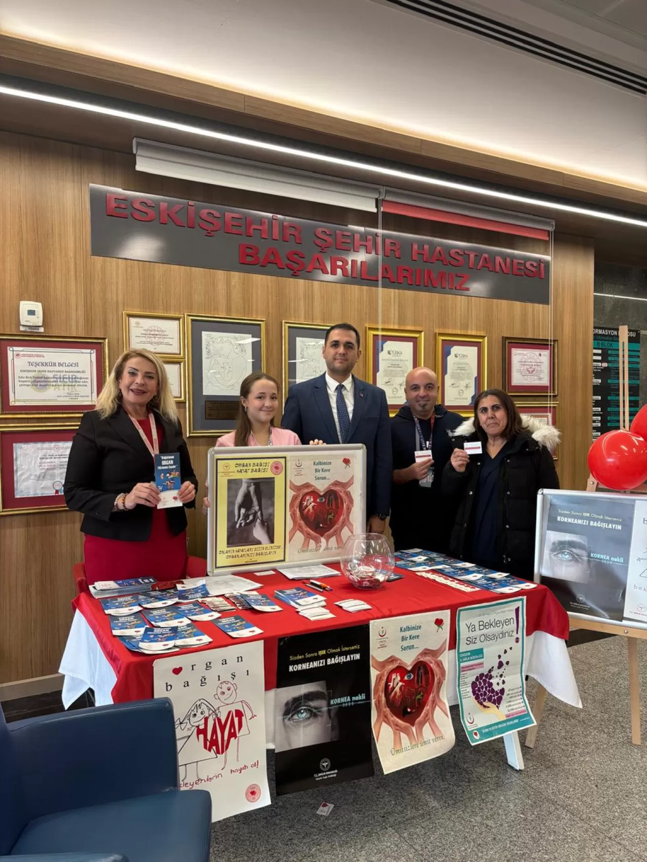 Eskişehir Şehir Hastanesi'nde Organ Bağışı Haftası Etkinliği
