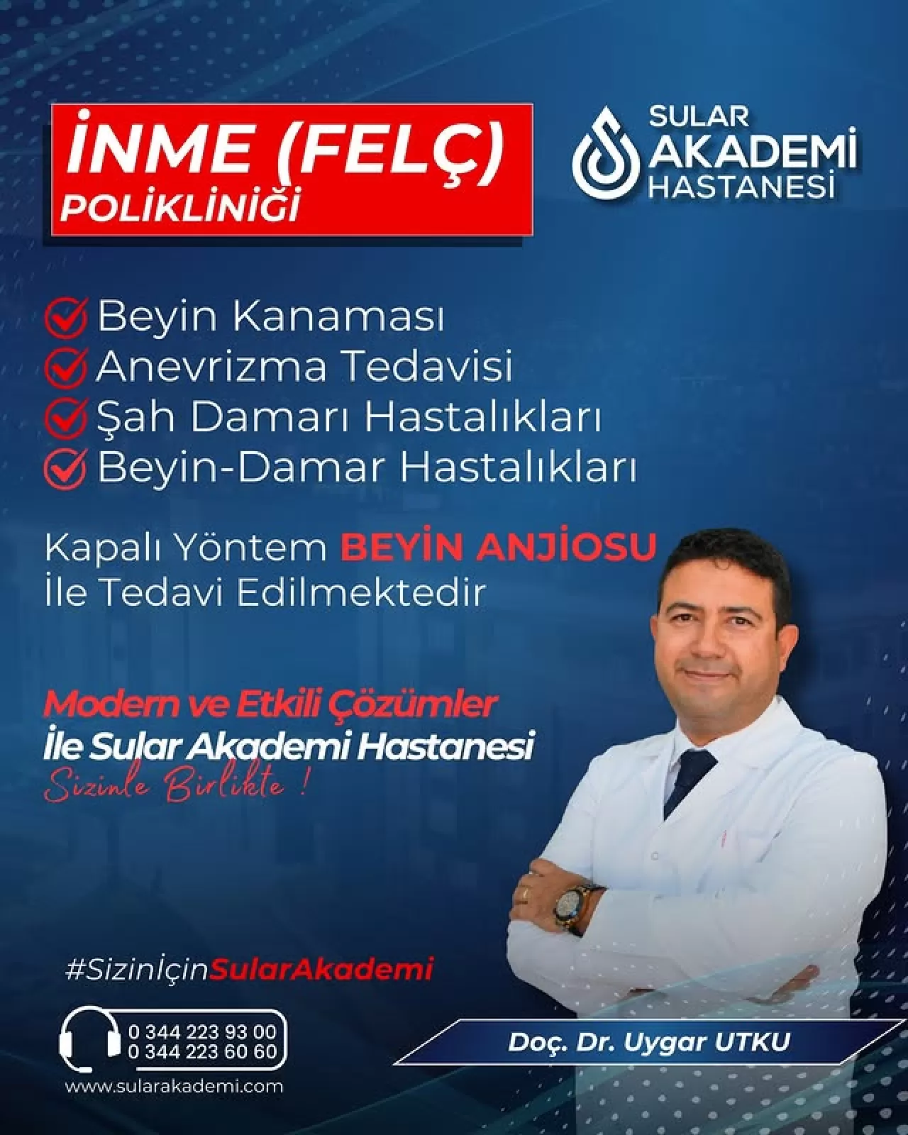 Kahramanmaraş Sular Akademi Hastanesi'nde Beyin Damar Hastalıkları ve Tedavi Seçenekleri