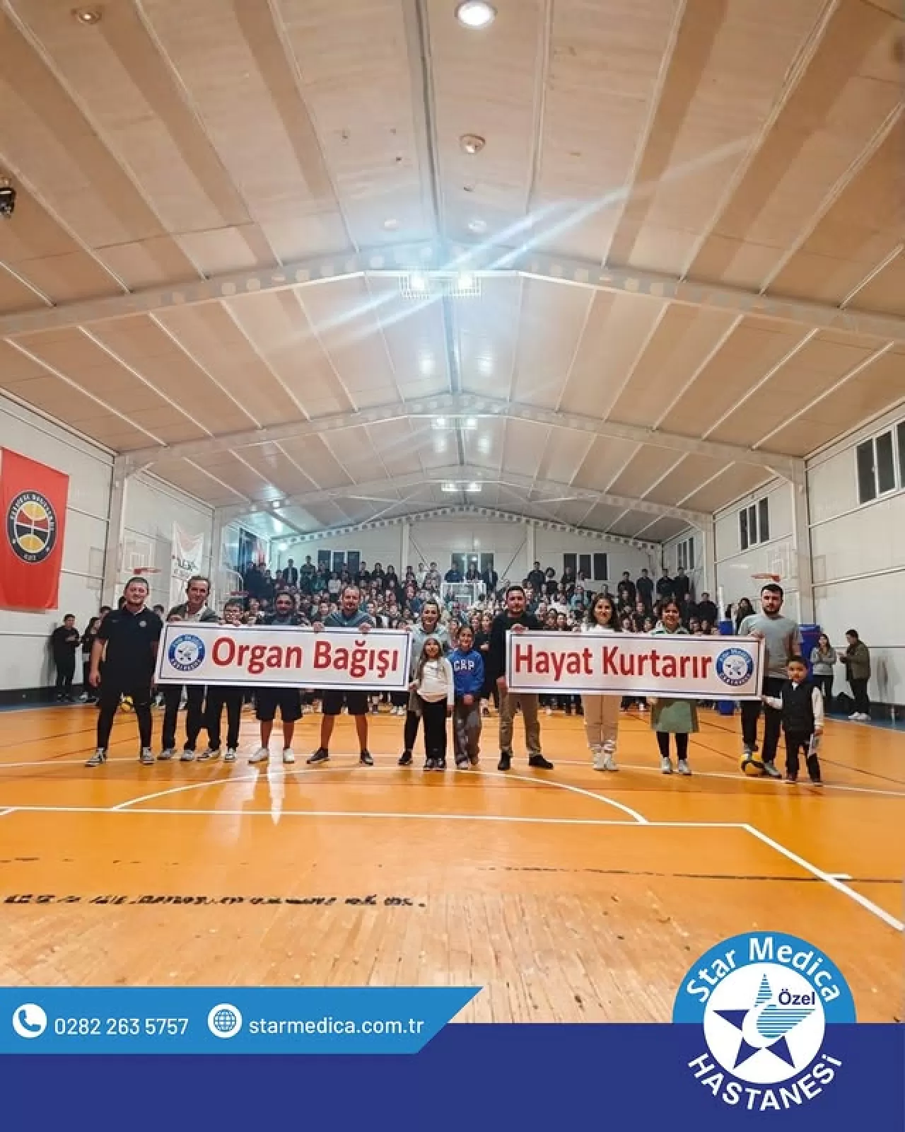 Star Medica Hastanesi'nden Organ Bağışına Dikkat Çeken Voleybol Etkinliği