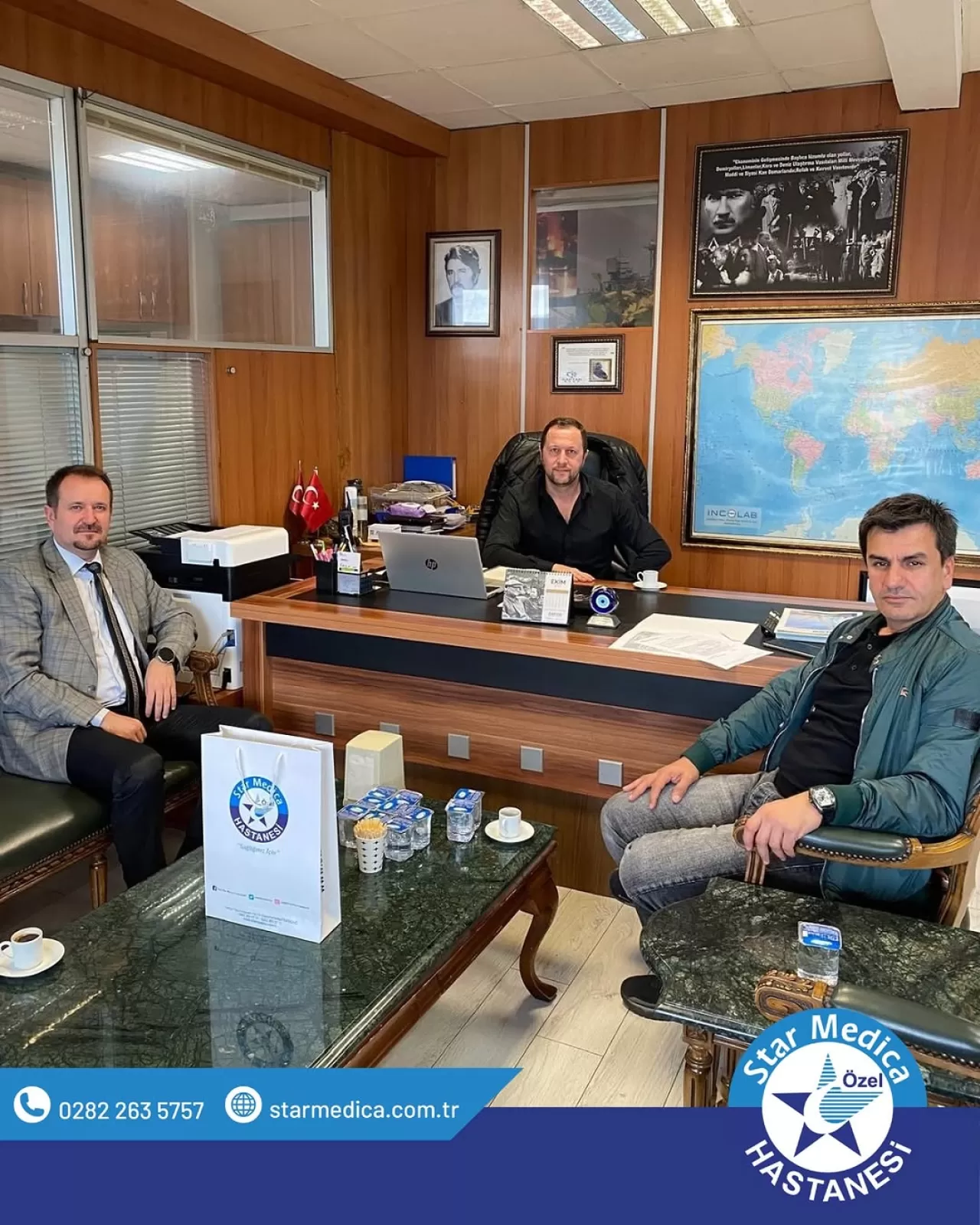 Star Medica Hastanesi ile Kaptan Grup Arasında Sağlık Protokolü İmzalandı