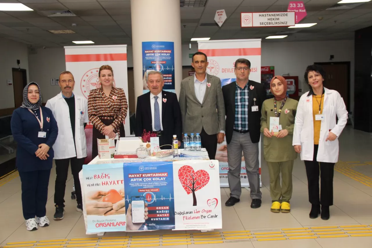 Organ Bağışı Bilgilendirme Standı Sivas Devlet Hastanesi'nde Açıldı