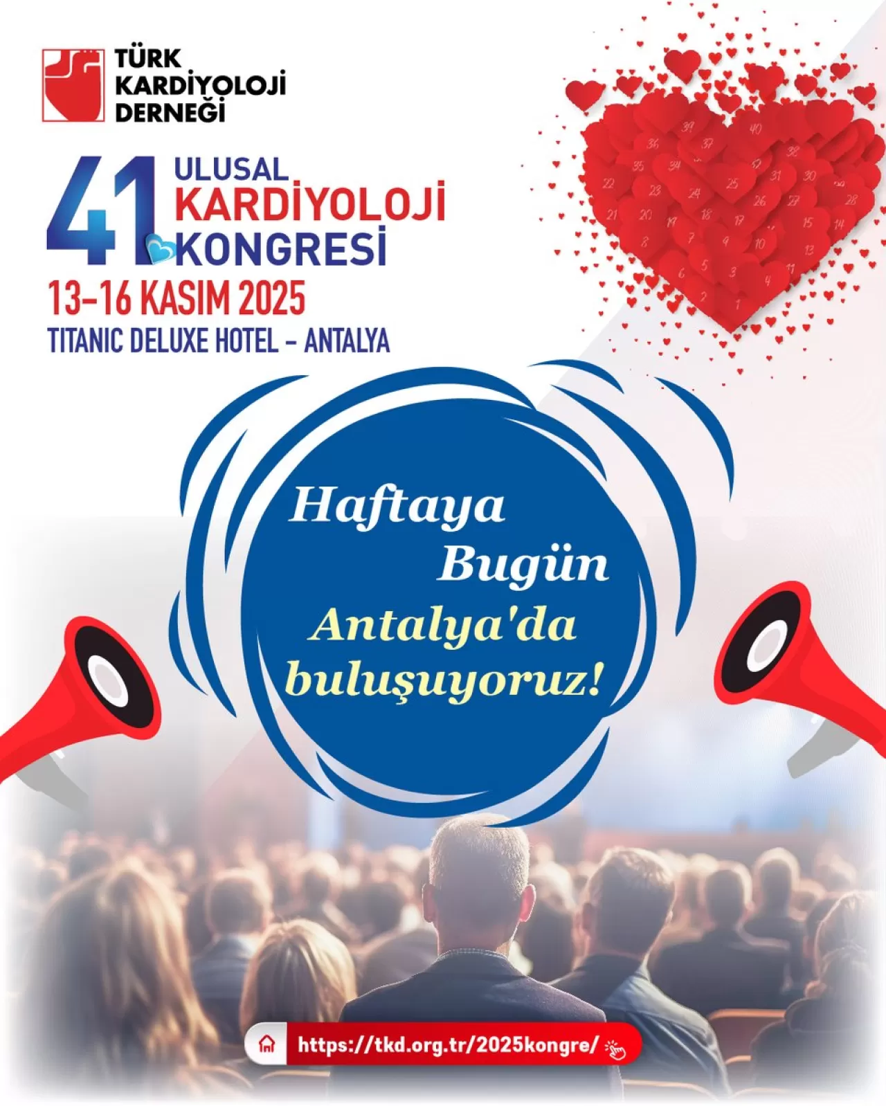 Antalya, 41. Ulusal Kardiyoloji Kongresi'ne Ev Sahipliği Yapacak