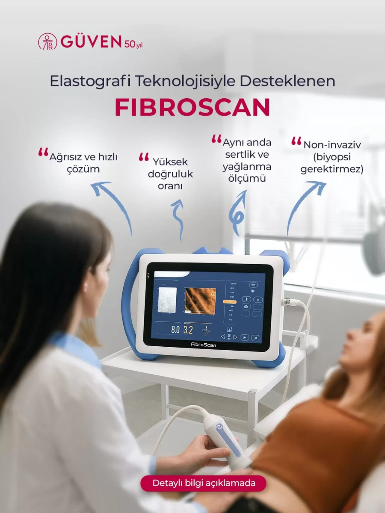 FibroScan ile Karaciğer Sağlığınızı Ağrısız ve Hızlı Bir Şekilde Değerlendirin