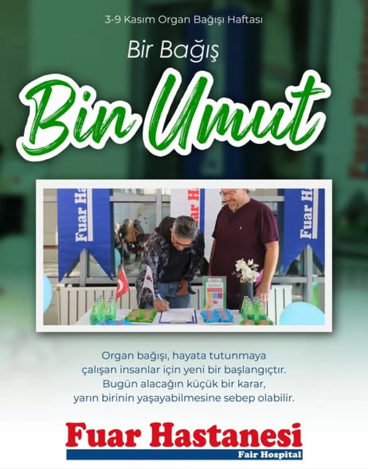 Afyonkarahisar'da Organ Bağışı Haftası'nda 
