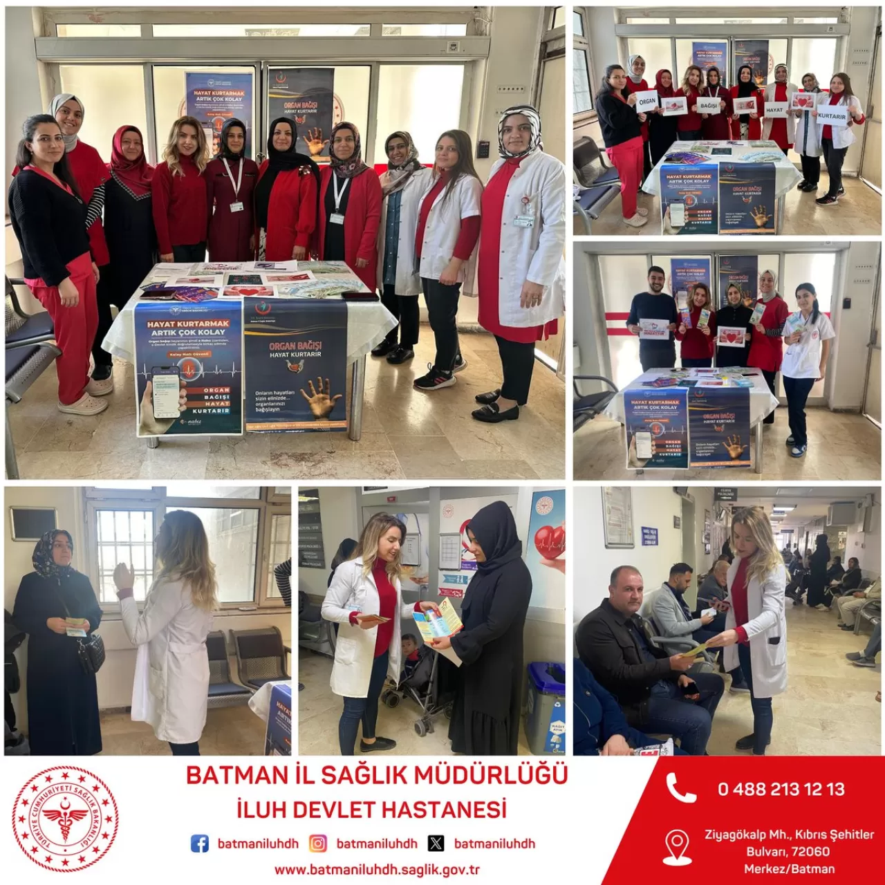 Batman'da Organ Bağışı Haftası'nda Farkındalık Etkinliği Düzenlendi