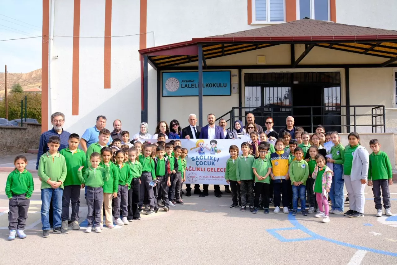 Aksaray'da Laleli İlkokulunda 