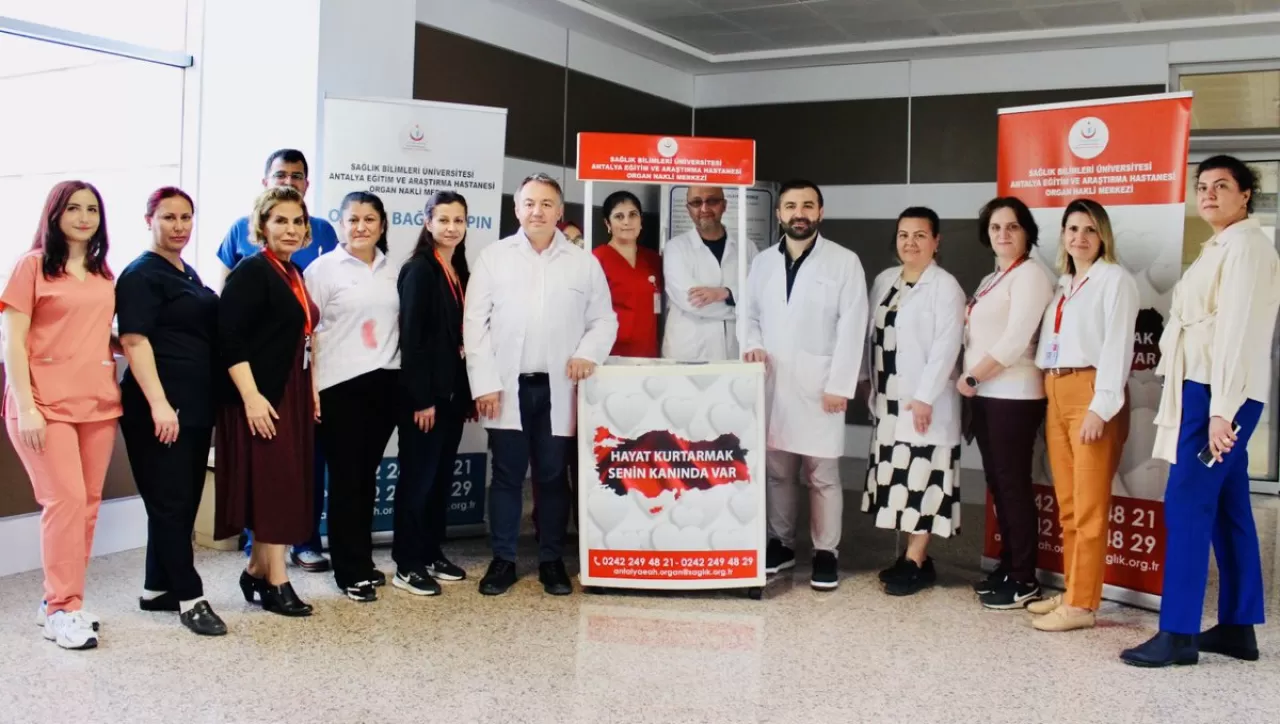 Antalya'da Organ Bağışı Haftası'nda Anlamlı Destek