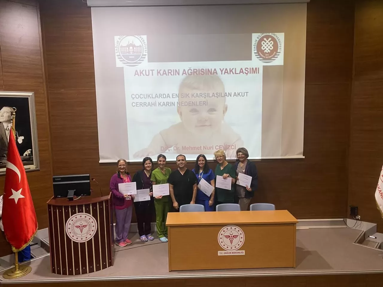 Balıkesir Atatürk Şehir Hastanesi'nde Sağlık Personeline Akut Karın Eğitimi