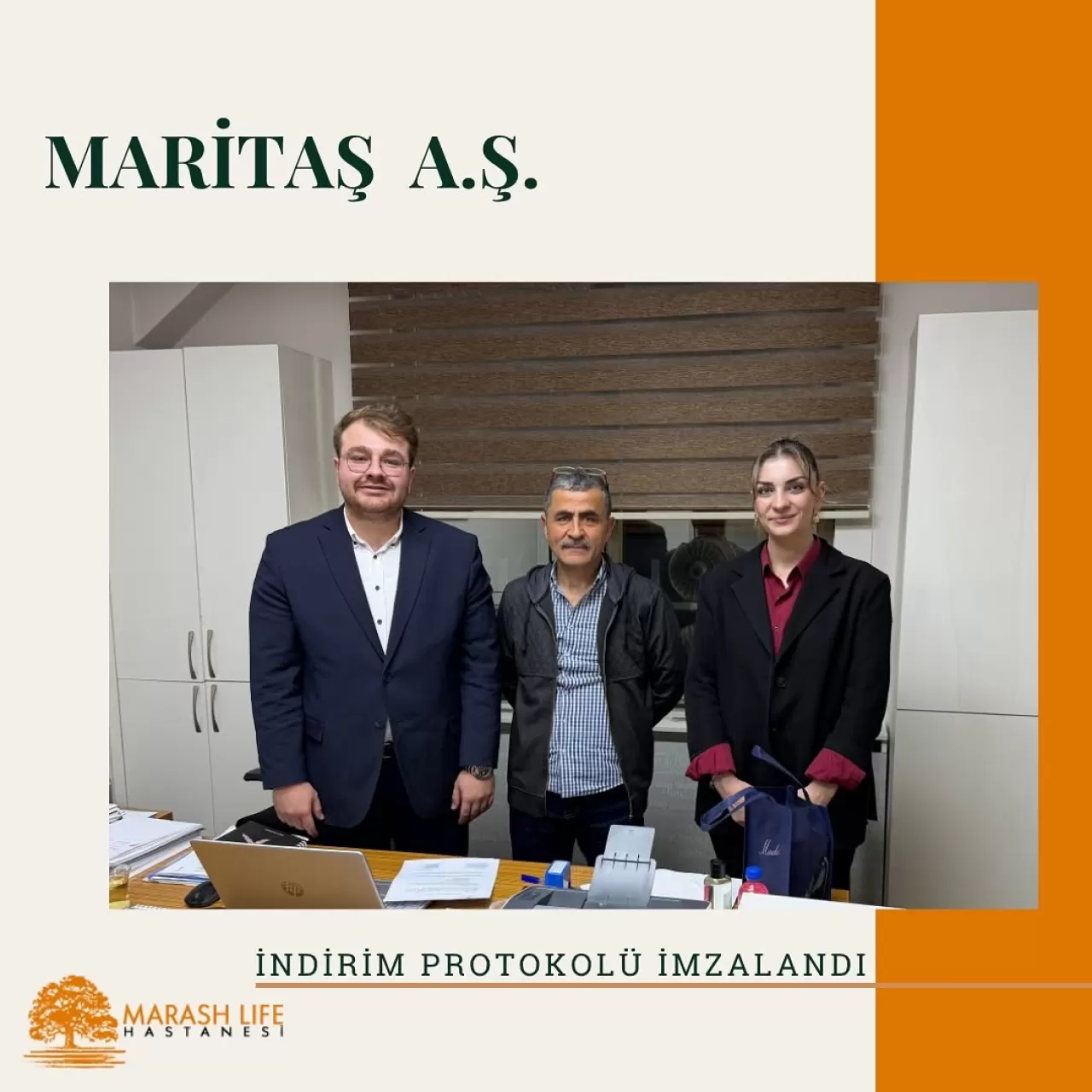 Özel Marash Life Hastanesi ile Maritaş A.Ş. Arasında İndirim Protokolü İmzalandı