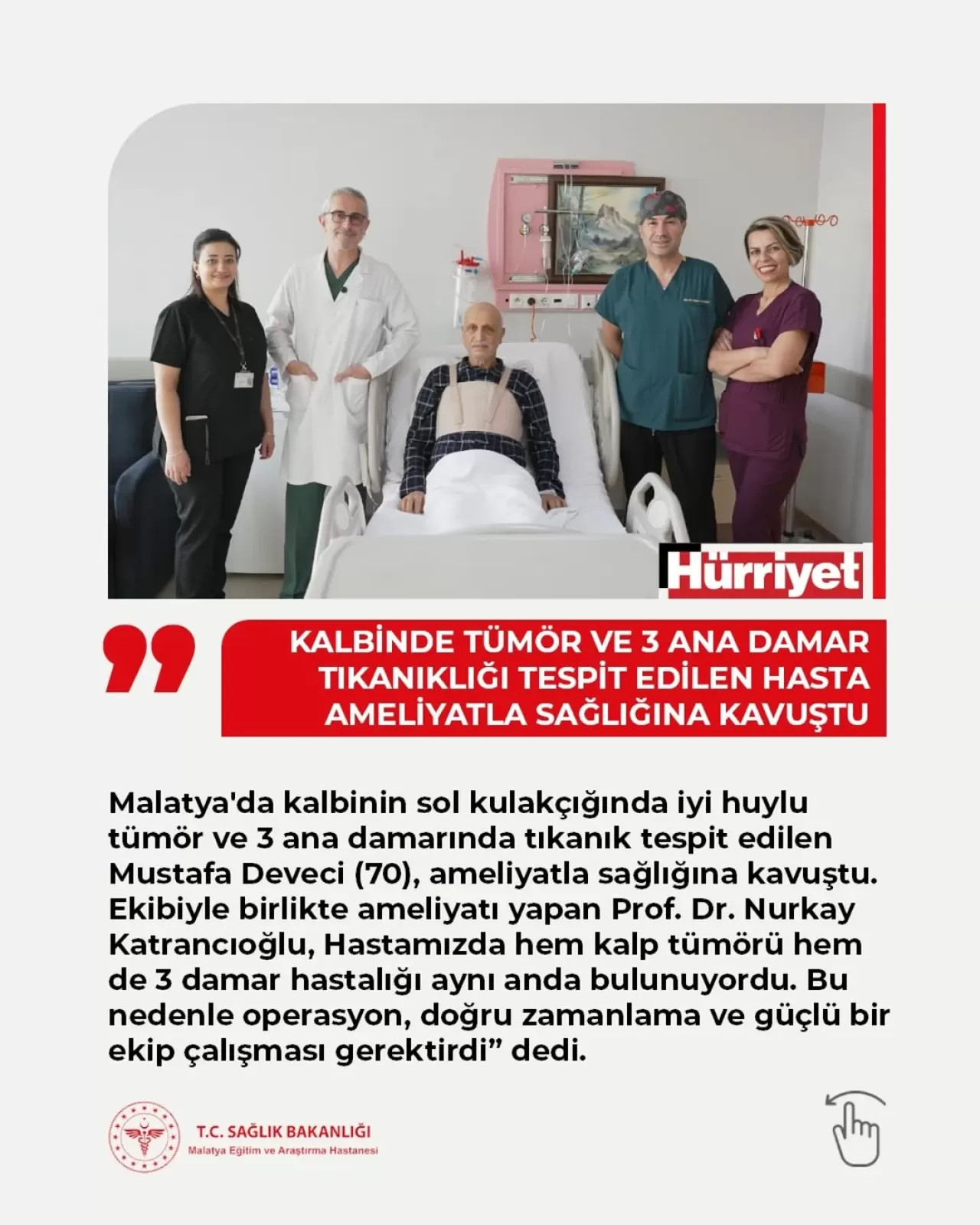Malatya'da Karmaşık Kalp Ameliyatı ile Hasta Sağlığına Kavuştu