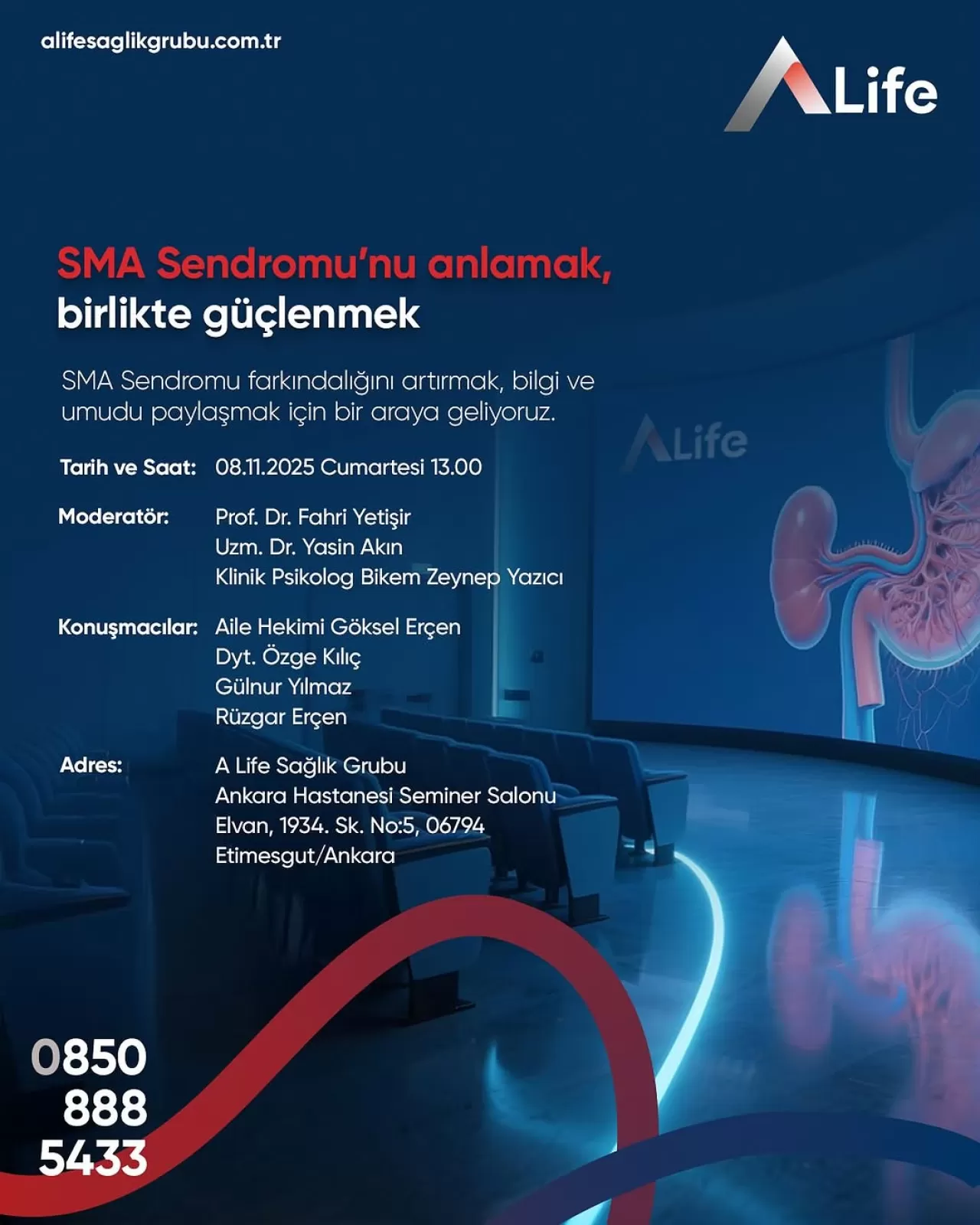 A Life Sağlık Grubu, SMA Sendromu Farkındalığı İçin Seminer Düzenliyor