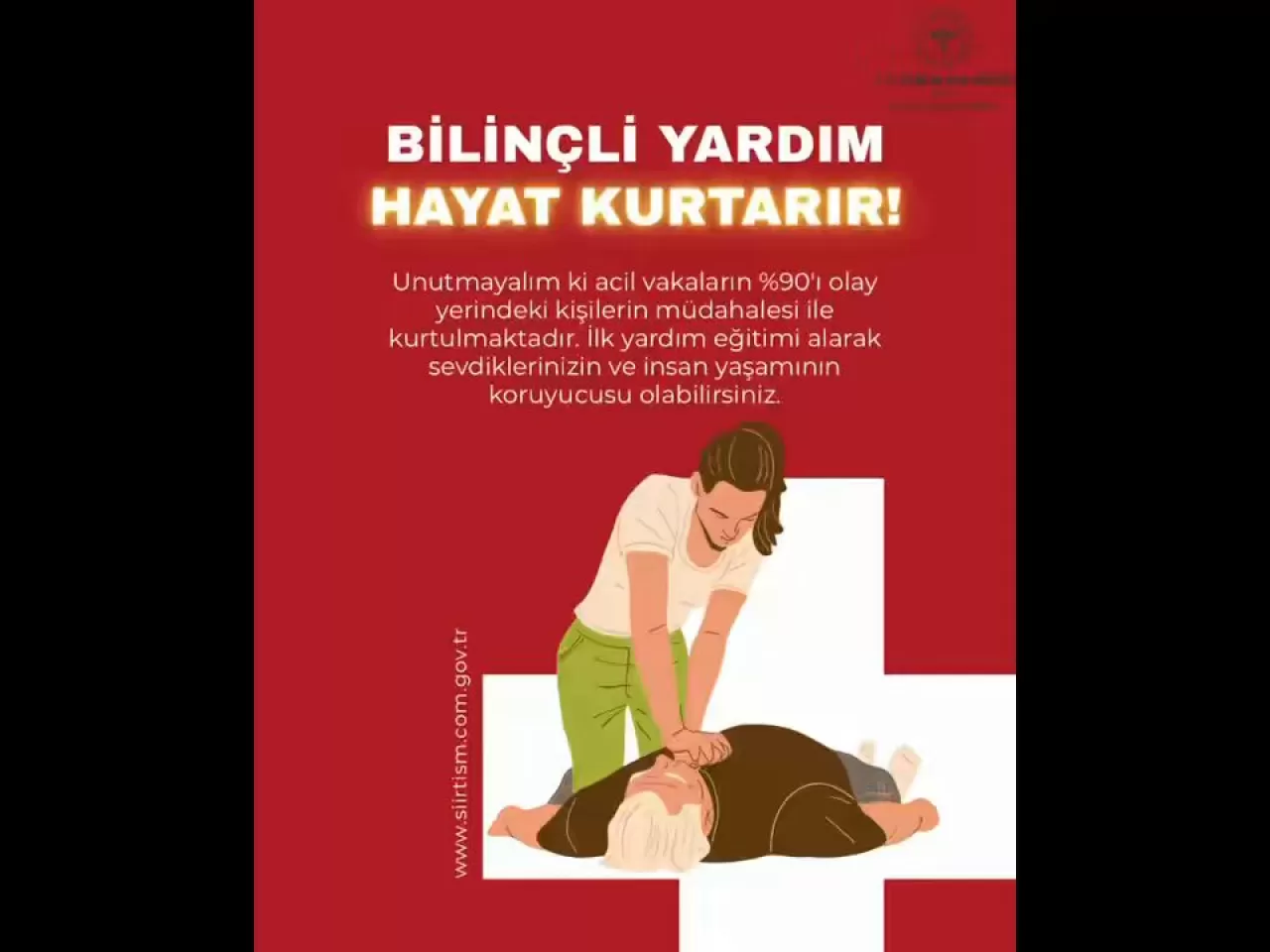 Siirt'te Polis Personeline İlkyardım Farkındalık Eğitimi Verildi