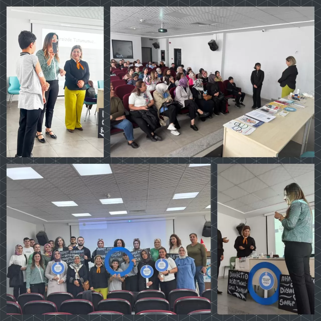 Gaziantep'te Öğretmenlere Dünya Diyabet Günü'nde Farkındalık Eğitimi Verildi
