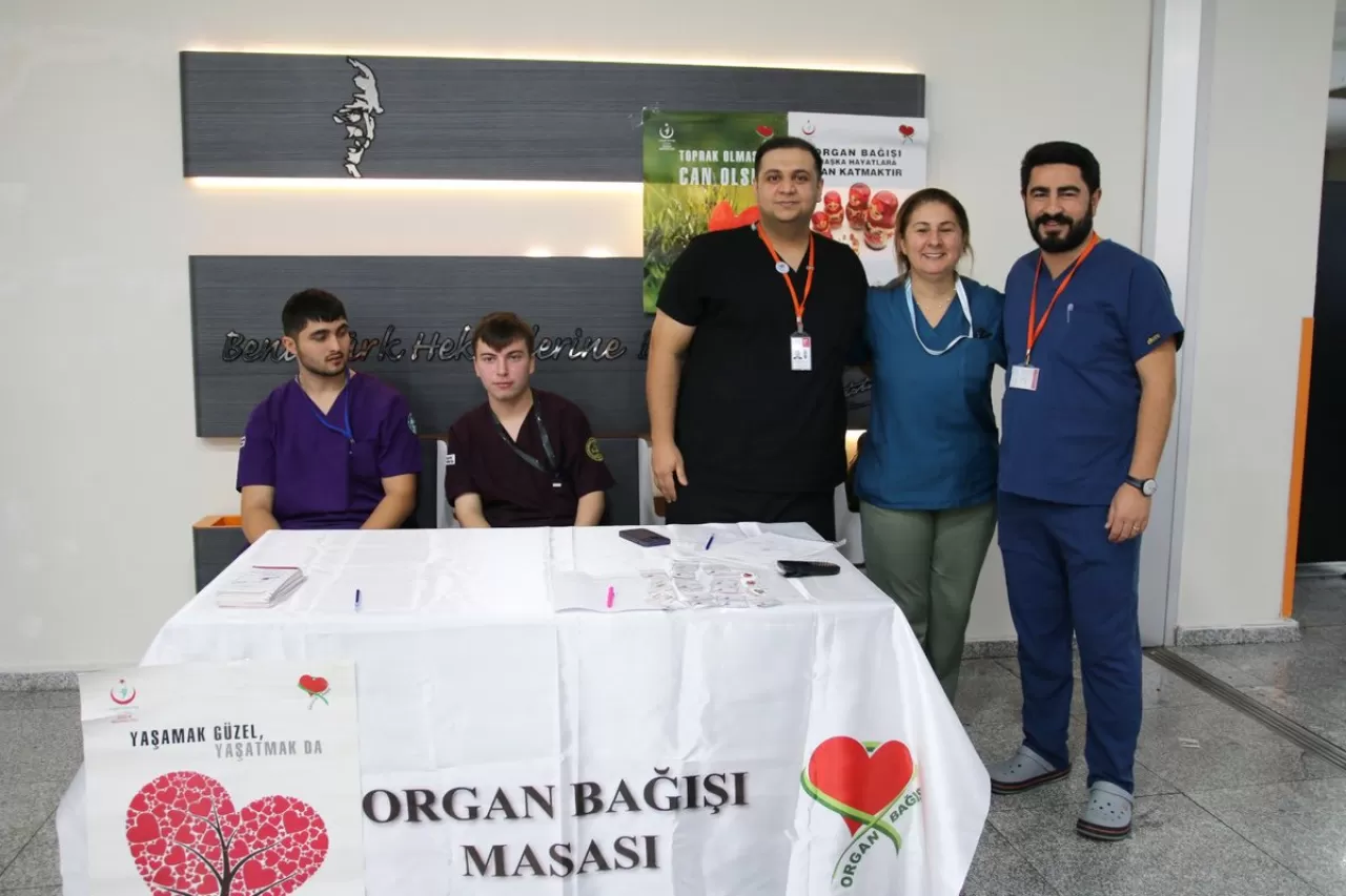 Bahçelievler Devlet Hastanesi'nde Organ Bağışı Haftası'nda Farkındalık Çalışması