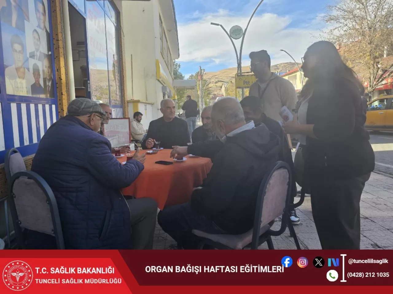 Tunceli'de Organ Bağışı Haftası'nda Önemli Bilgilendirme Çalışması Yapıldı