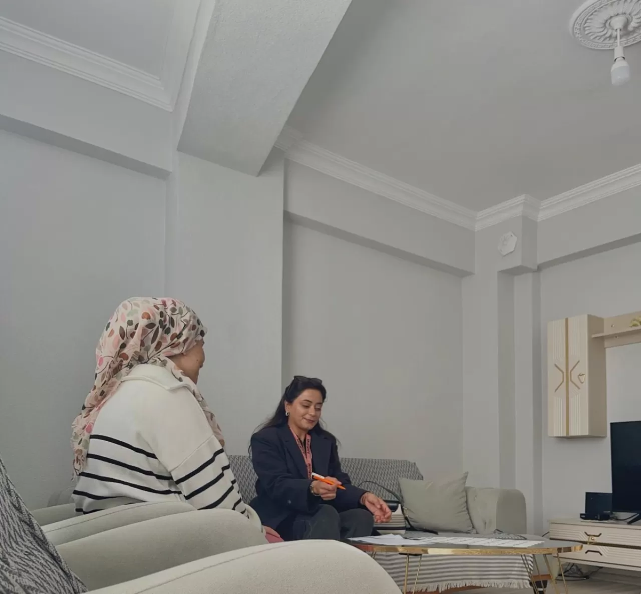 Gelibolu'da Riskli Gebelik Yaşayan Annelere Ev Ziyareti