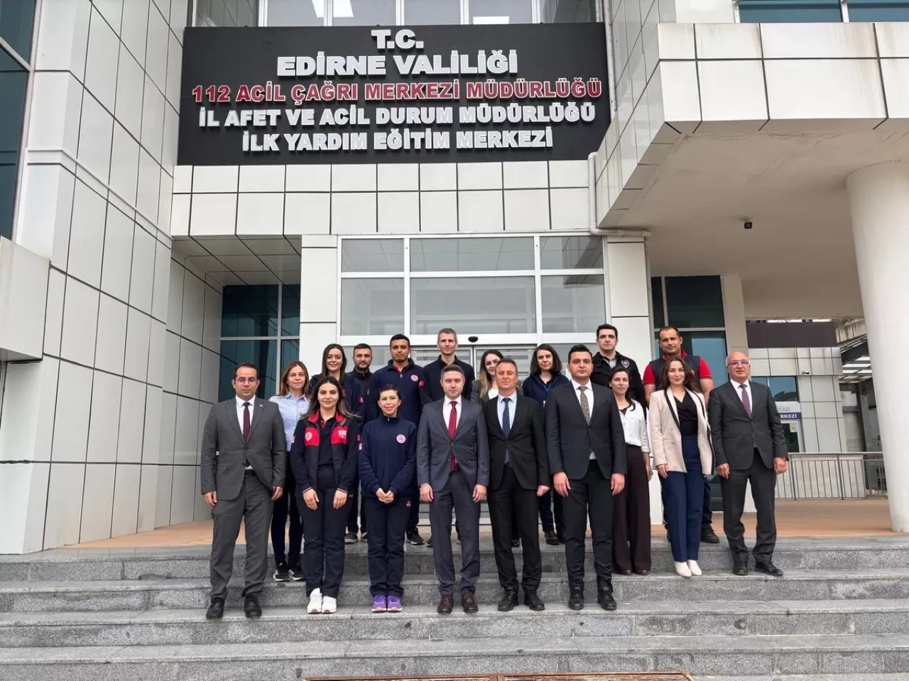 Edirne 112 Acil Çağrı Merkezi'nde İnceleme Ziyareti