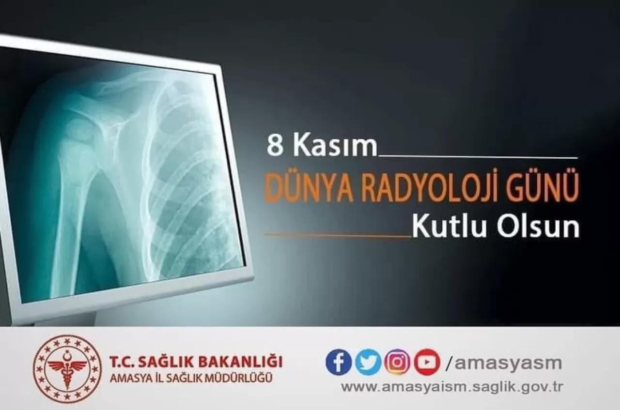 Amasya'da 8 Kasım Dünya Radyoloji Günü Kutlandı