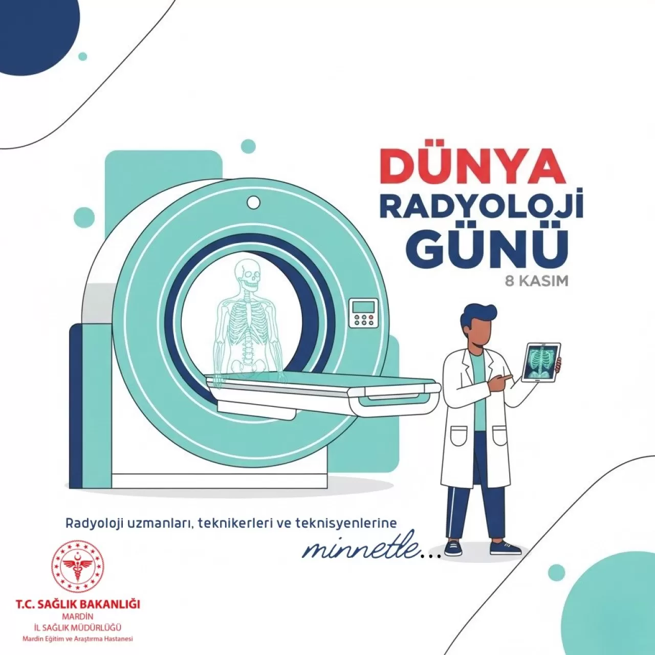 Mardin'de 8 Kasım Dünya Radyoloji Günü Kutlandı