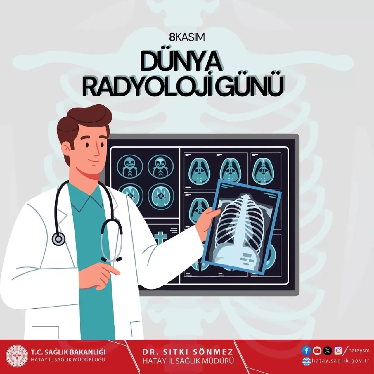 Hatay'da 8 Kasım Dünya Radyoloji Günü Kutlandı