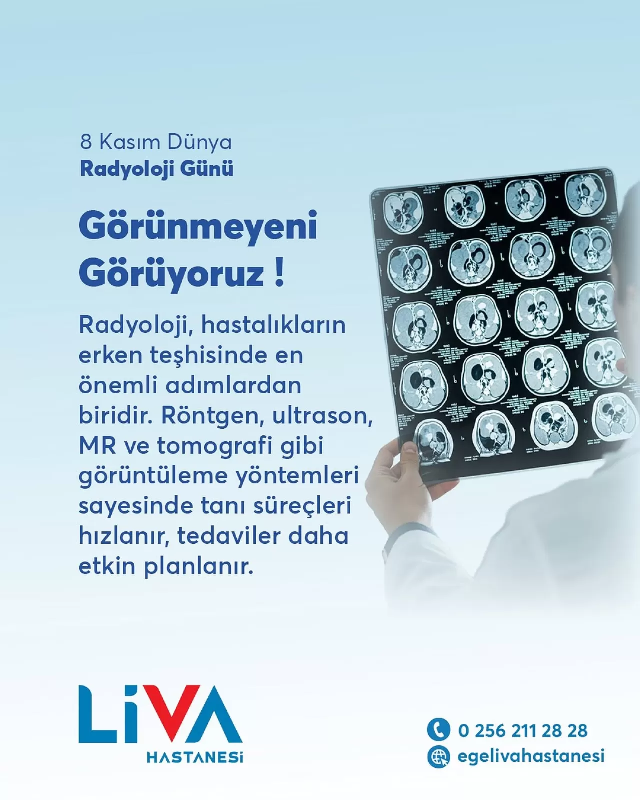 Özel Ege Liva Hastanesi'nde 8 Kasım Dünya Radyoloji Günü Kutlandı