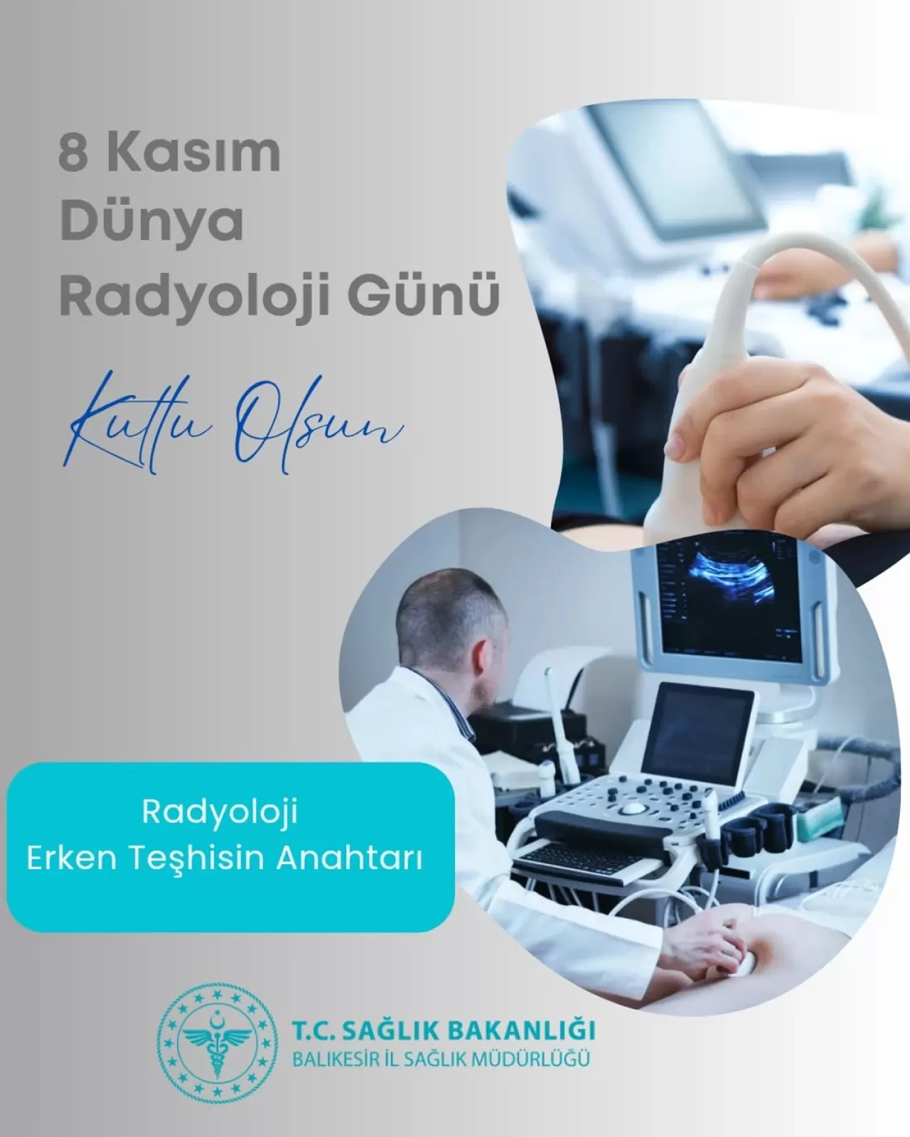 Balıkesir'de Sağlık Çalışanları Dünya Radyoloji Günü'nü Kutladı