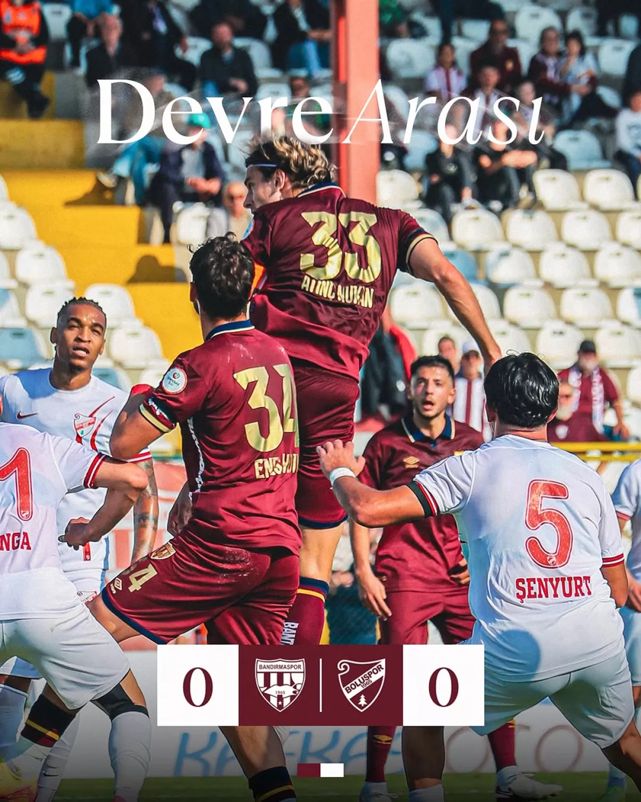 Teksüt Bandırmaspor, Boluspor ile Golsüz Berabere Kaldı