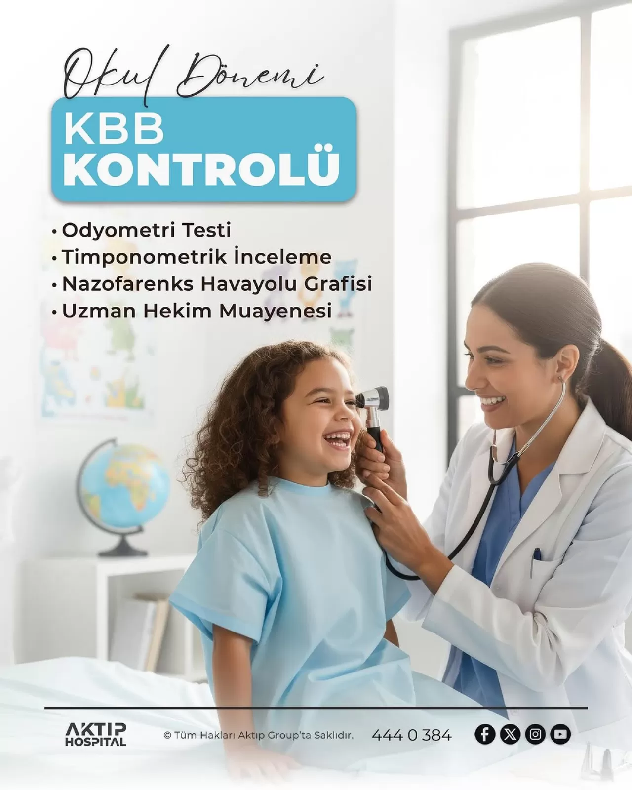 Bartın Aktıp Hastanesi, KBB Sağlığı İçin Özel Tarama Paketi Sunuyor