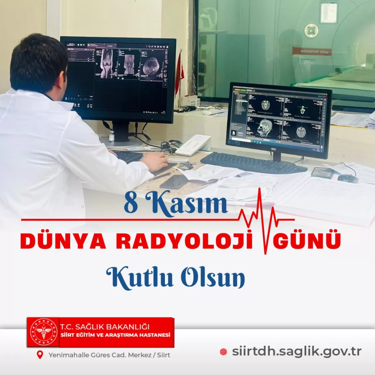 Siirt'te Dünya Radyoloji Günü Kutlaması: Sağlık Çalışanları Onurlandırıldı