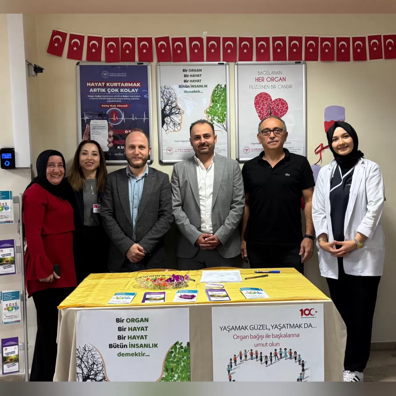 Ordu Devlet Hastanesi'nde Organ Bağışı Haftası Etkinliği Düzenlendi