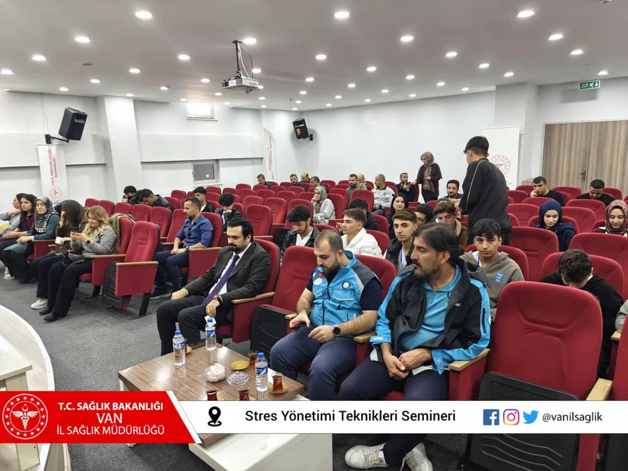 Van'da Sağlık Çalışanlarına Stres Yönetimi Semineri