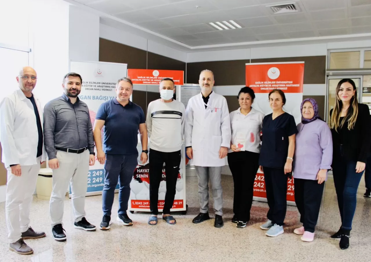 Antalya Eğitim ve Araştırma Hastanesi'nde Organ Bağışı Haftası'nda Anlamlı Buluşma