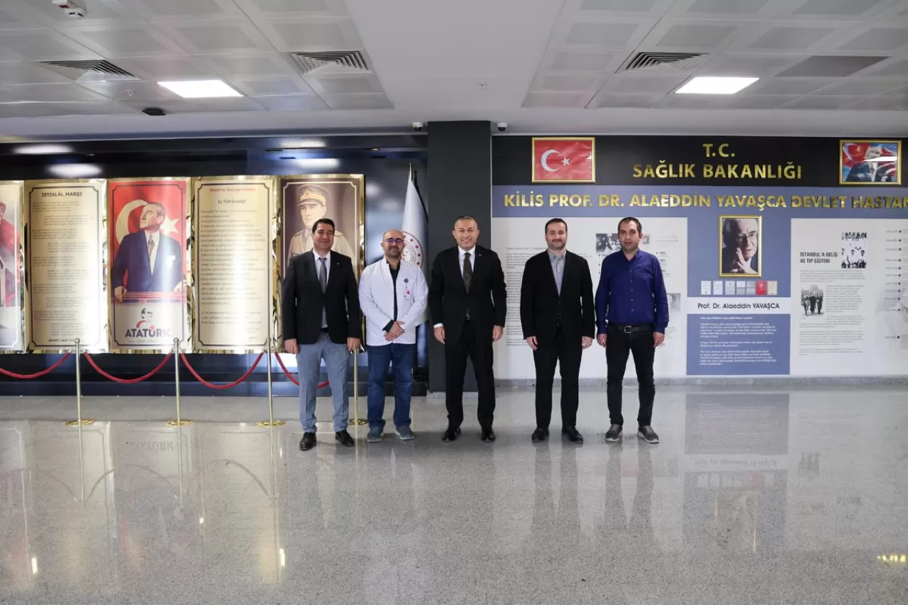 Kilis Valisi Tahir Şahin, Prof. Dr. Alaeddin Yavaşca Devlet Hastanesi'nde İncelemelerde Bulundu