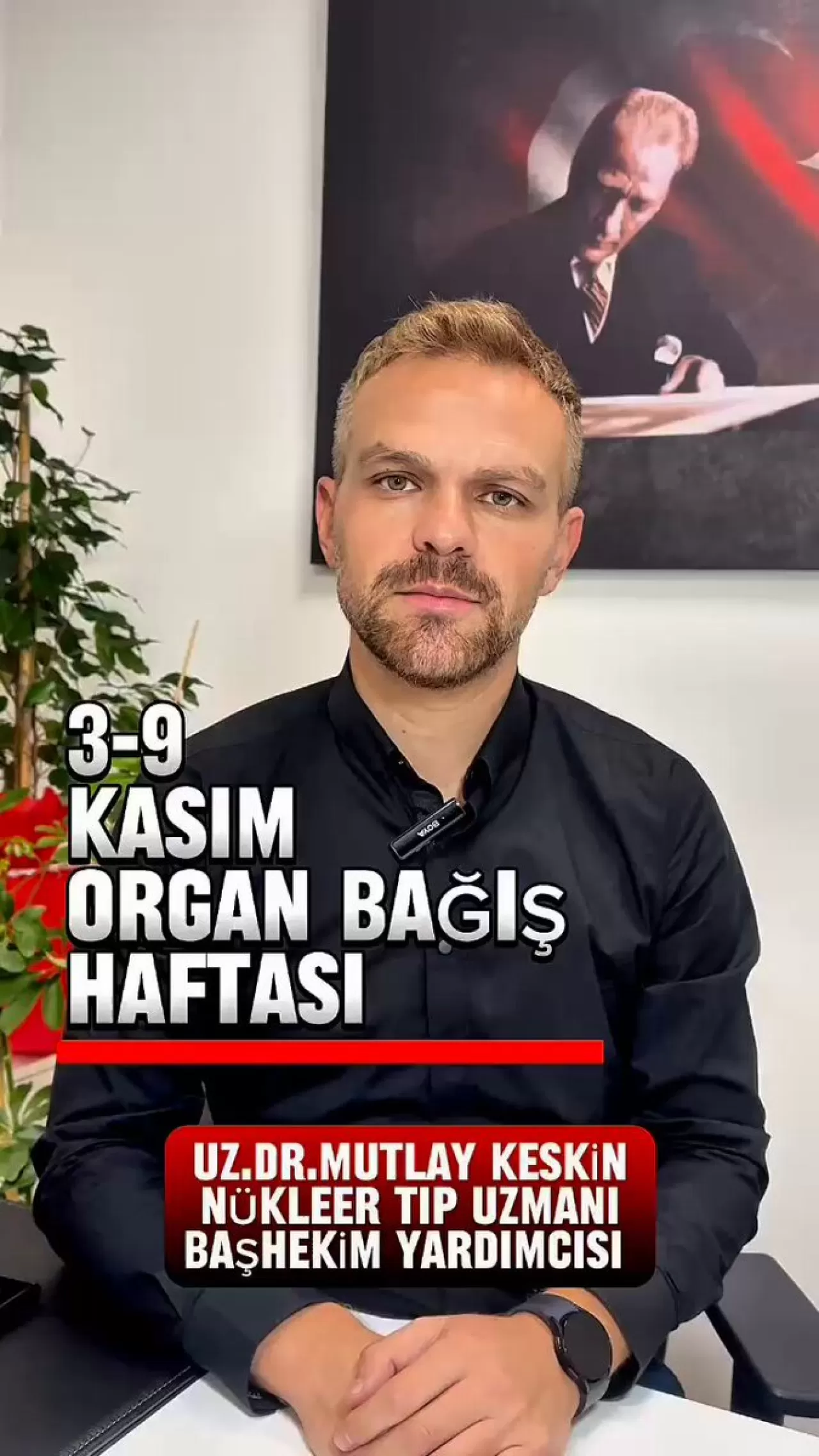 Mersin Şehir Hastanesi'nden Organ Bağışına Destek Çağrısı