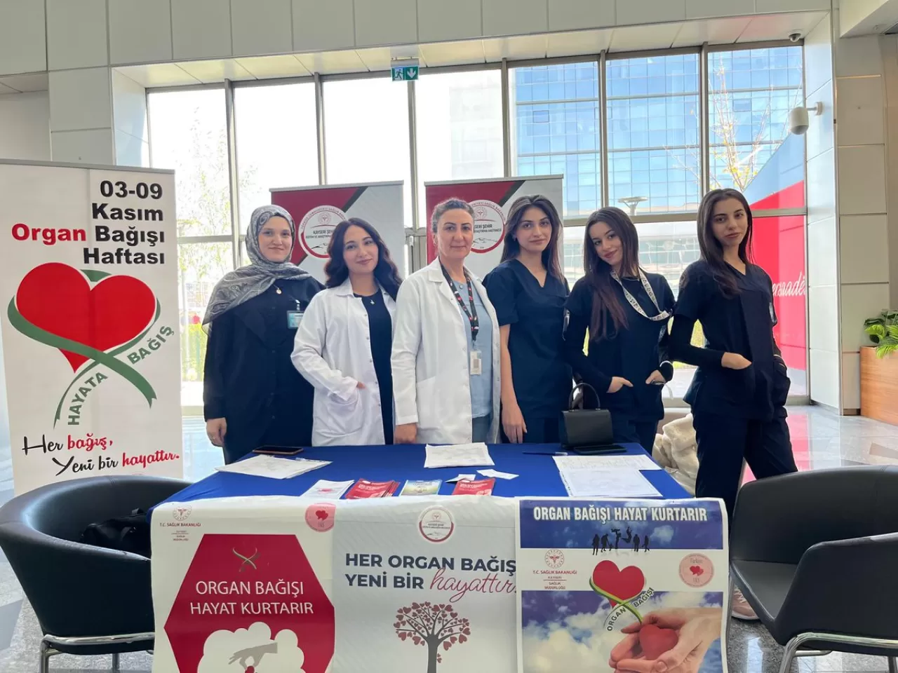 Kayseri Şehir Hastanesi'nde Organ Bağışı Haftası'nda Anlamlı Etkinlik