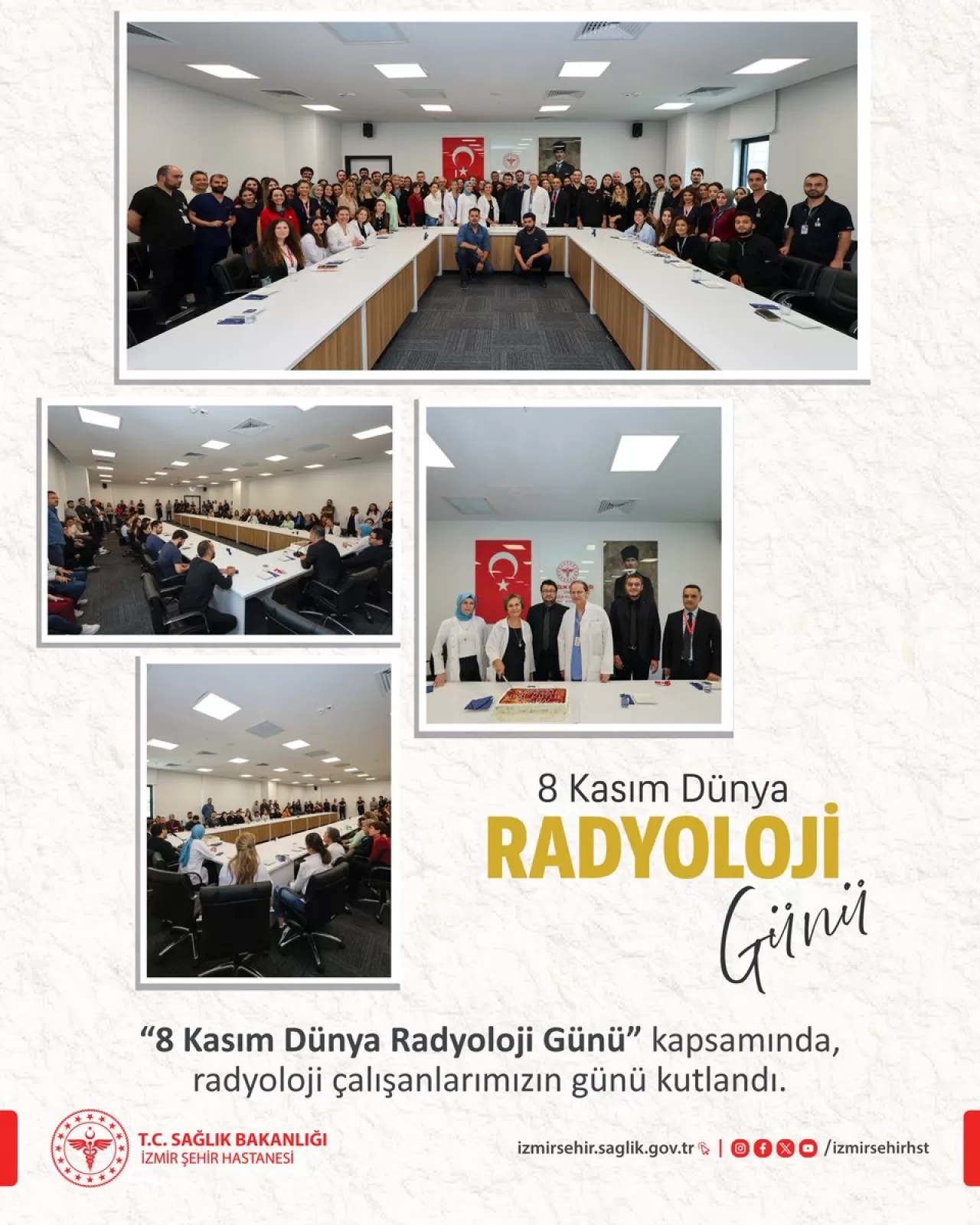 İzmir Şehir Hastanesi'nde Dünya Radyoloji Günü Kutlaması