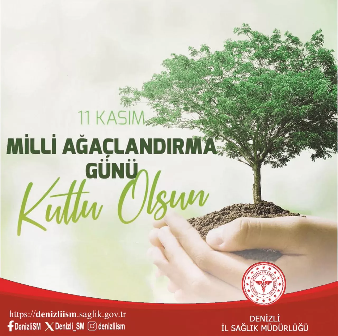 11 Kasım Milli Ağaçlandırma Günü'nde 