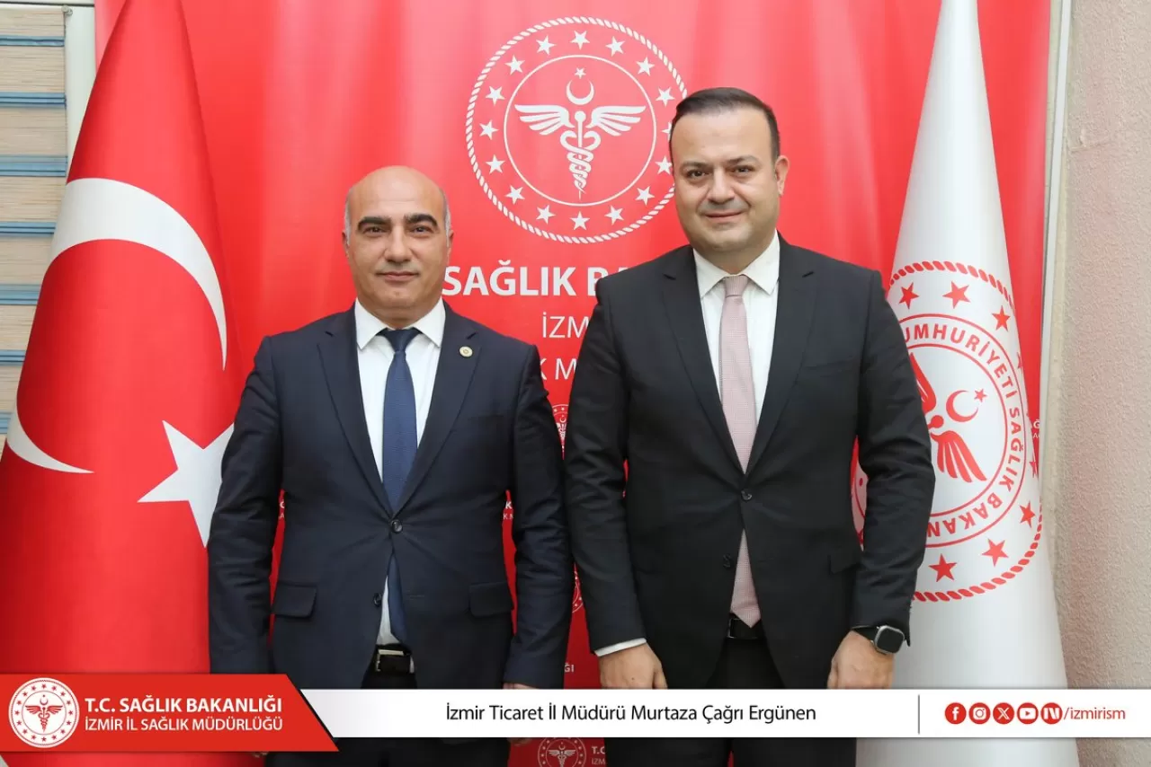 İzmir Ticaret İl Müdürü Ergünen, İl Sağlık Müdürü Doç. Dr. Kul'u Ziyaret Etti