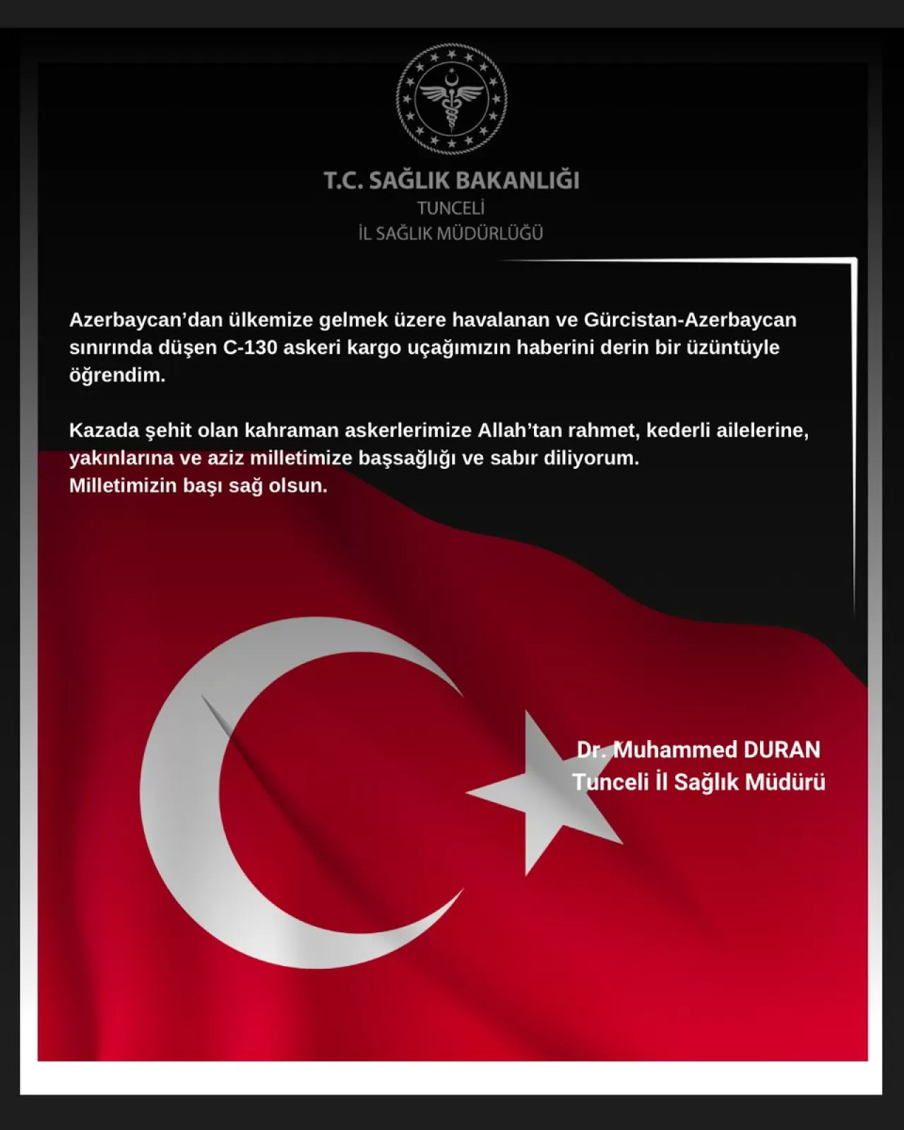 Tunceli İl Sağlık Müdürlüğü, Kamu Hastaneleri Birliği Genel Sekreterliği ve Aile Hekimliği Birimleriyle Hizmet Veriyor