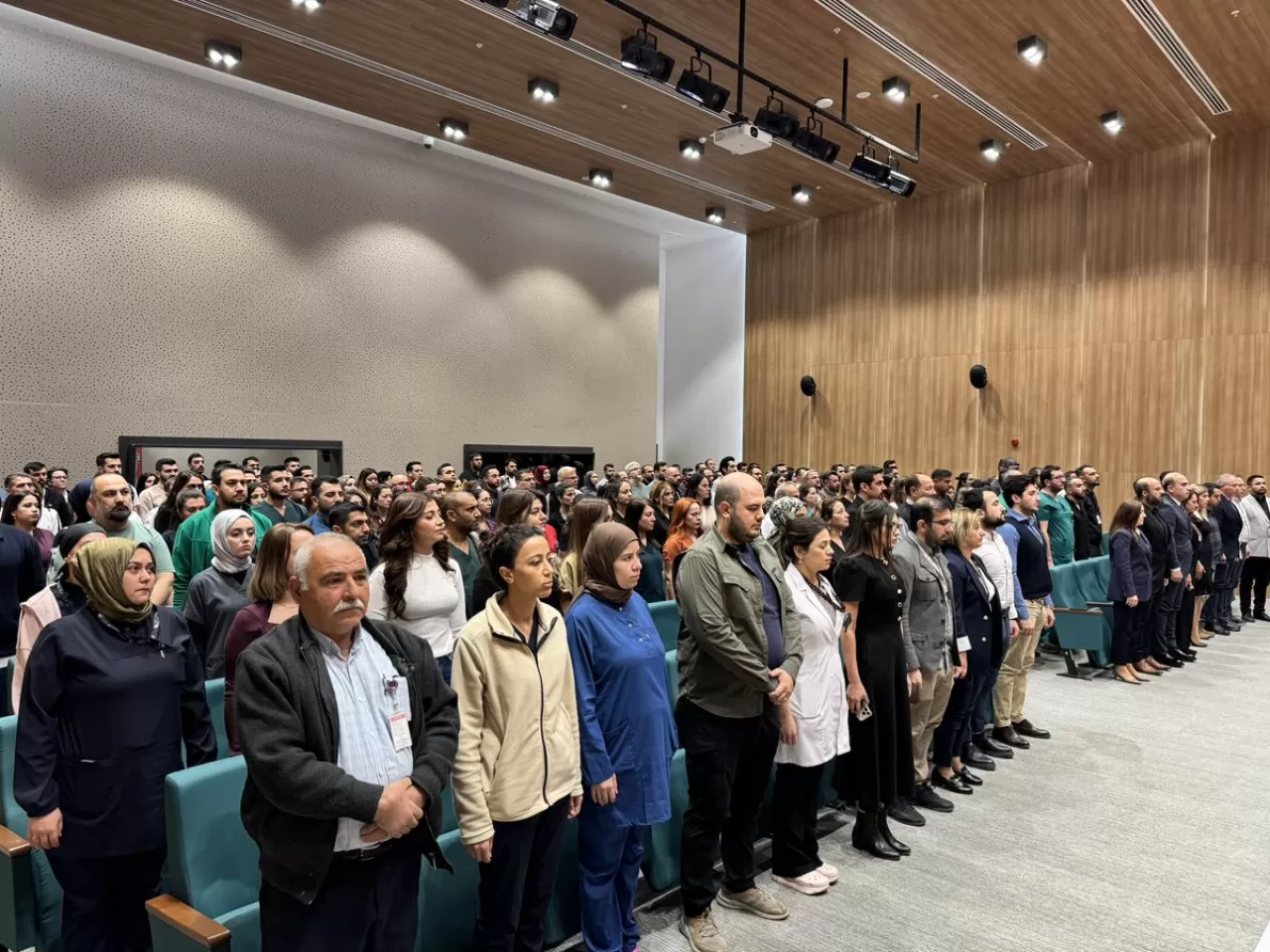 Gaziantep Şehir Hastanesi'nde Atatürk'ü Anma Töreni Düzenlendi