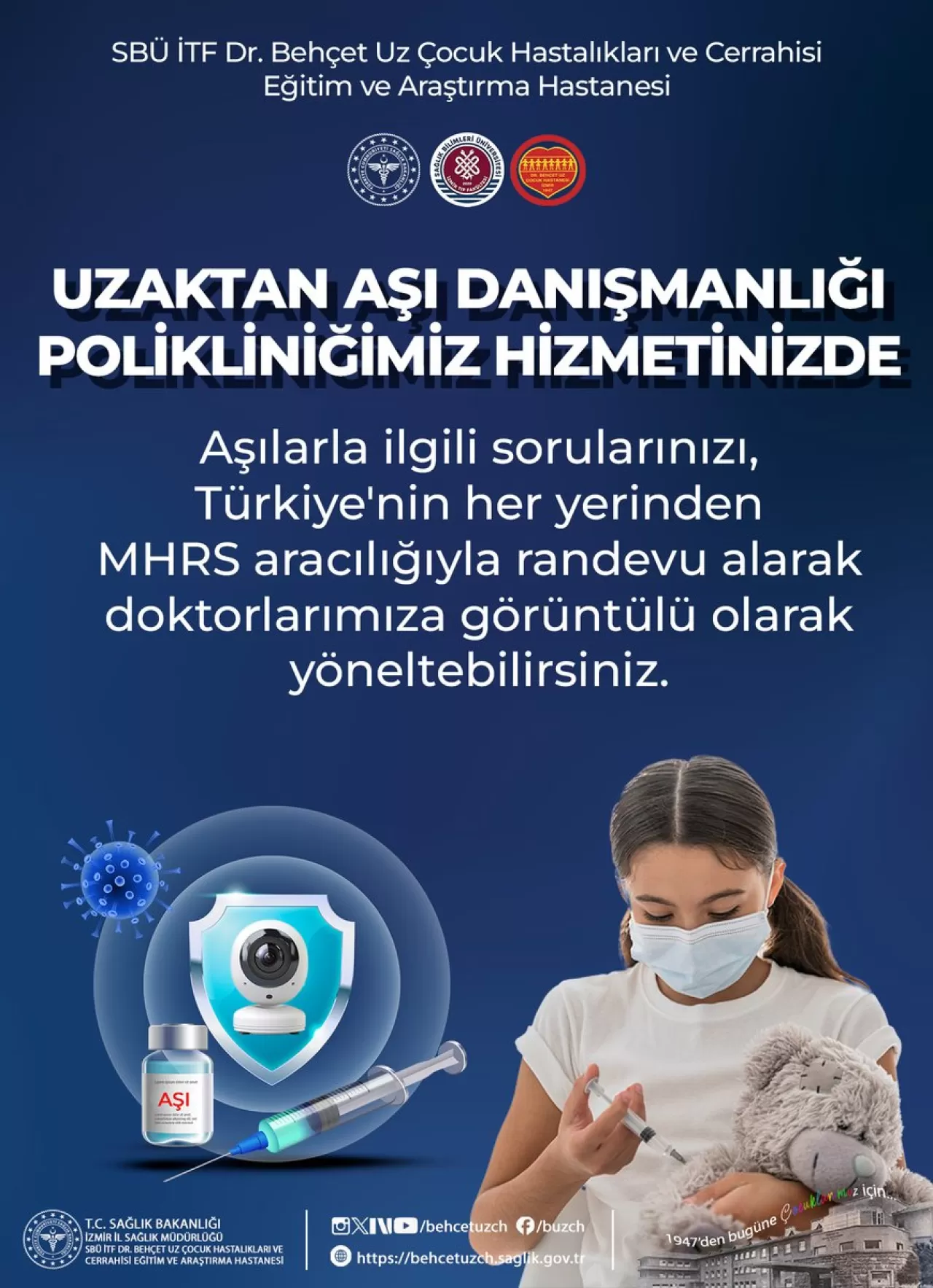 Aşı Danışma Hizmeti: Çocuklar İçin Aşı Sorularınız Artık Görüntülü Olarak Yanıtlanıyor