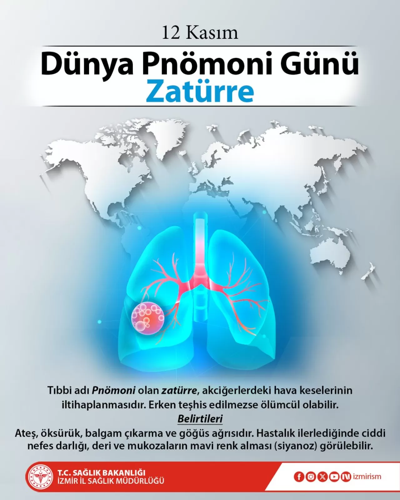 İzmir'de Zatürre (Pnömoni) Uyarısı: Bu Belirtilere Dikkat!