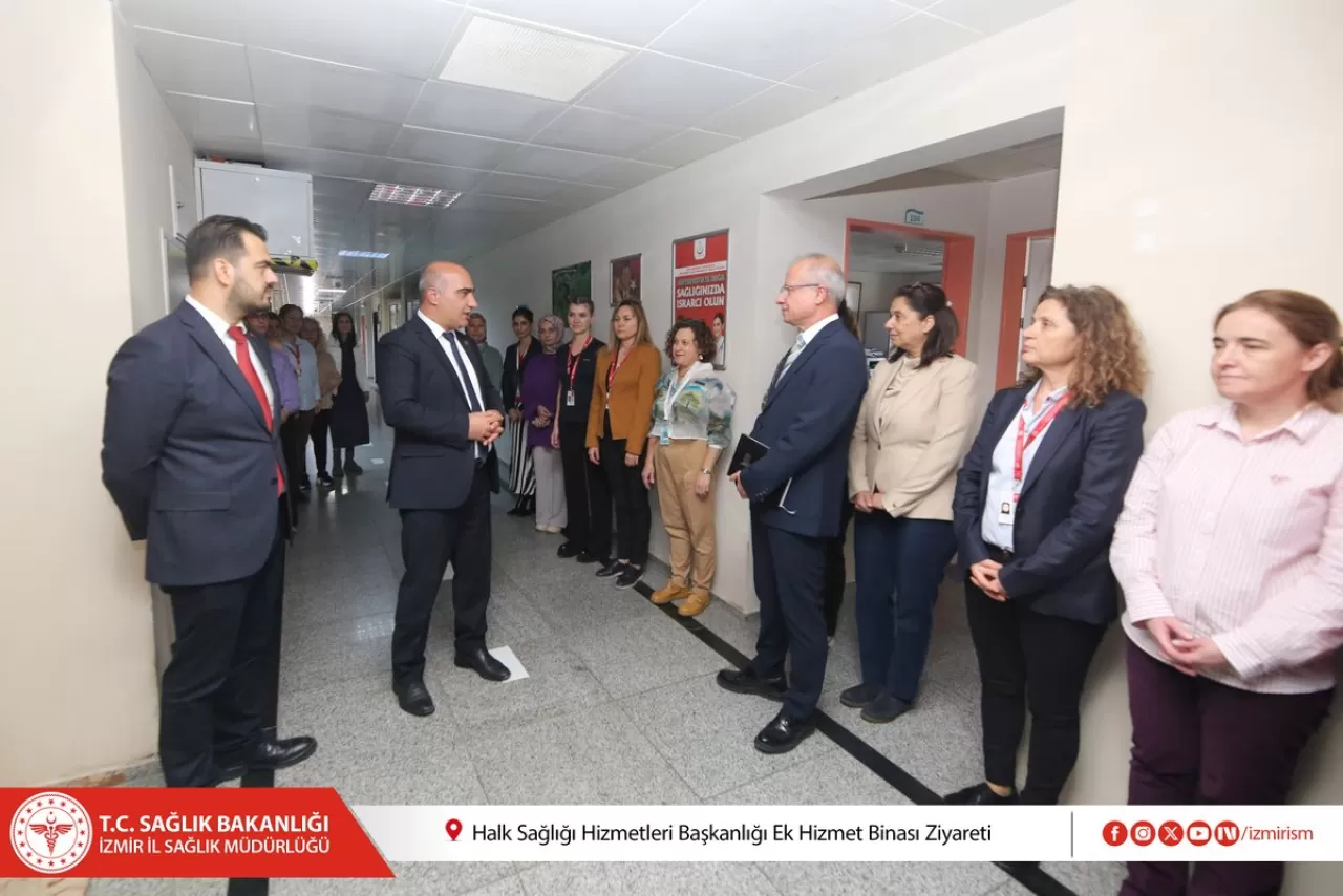 İzmir İl Sağlık Müdürü Ayhan Kul, Halk Sağlığı Hizmetleri Başkanlığı'nı Ziyaret Etti